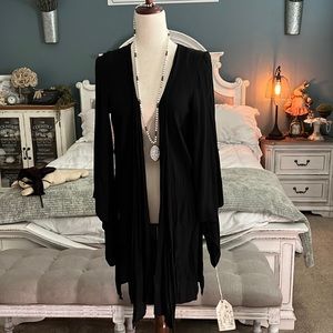 Beautiful black duster jacket